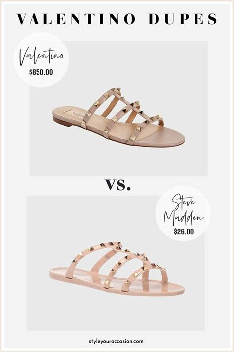 valentino sandals dupes